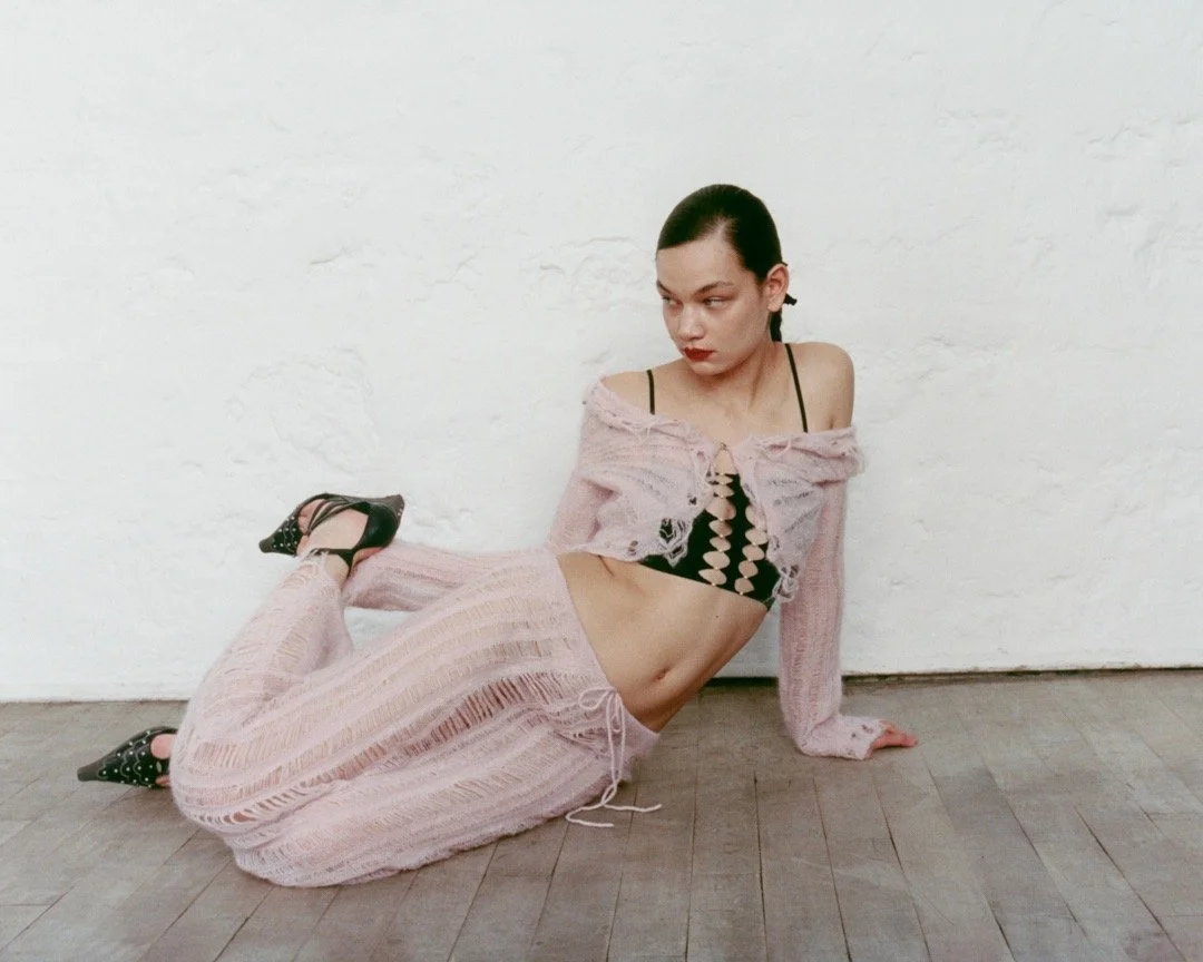 Clothing as door to external world; sharp angles and skin fissures